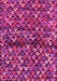 Abstract Pink Contemporary Rug, con708pnk