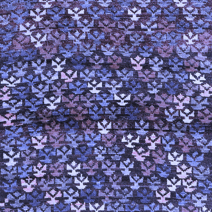Abstract Blue Contemporary Rug, con708blu