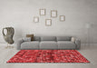 Contemporary Red Washable Rugs