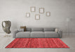 Contemporary Red Washable Rugs