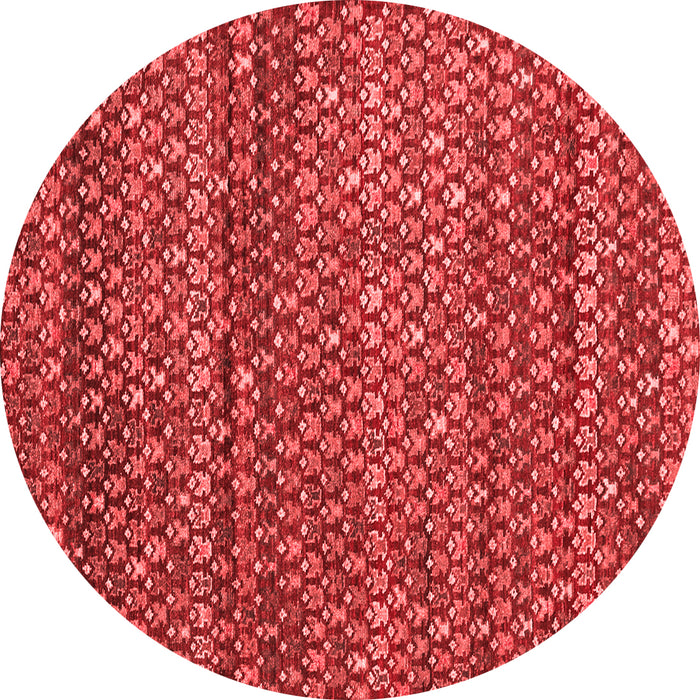 Machine Washable Abstract Red Contemporary Rug, wshcon709red