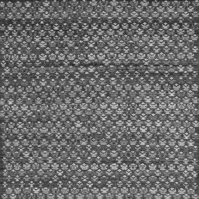 Serging Thickness of Abstract Gray Contemporary Rug, con709gry