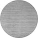 Square Solid Gray Modern Rug, con70gry