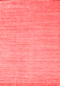 Solid Red Modern Rug, con70red