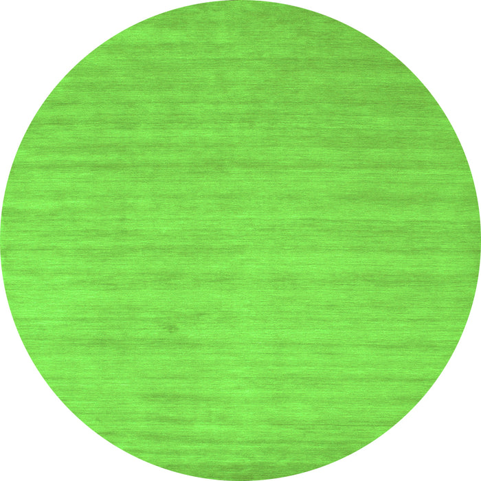 Machine Washable Solid Green Modern Area Rugs, wshcon70grn