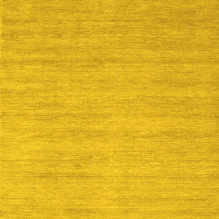 Machine Washable Solid Yellow Modern Rug, wshcon70yw