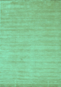 Solid Turquoise Modern Rug, con70turq