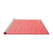 Modern Red Washable Rugs