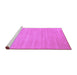 Sideview of Machine Washable Solid Purple Modern Area Rugs, wshcon70pur