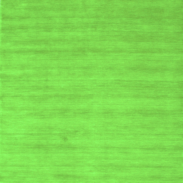 Serging Thickness of Machine Washable Solid Green Modern Area Rugs, wshcon70grn