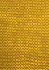 Abstract Yellow Contemporary Rug, con710yw