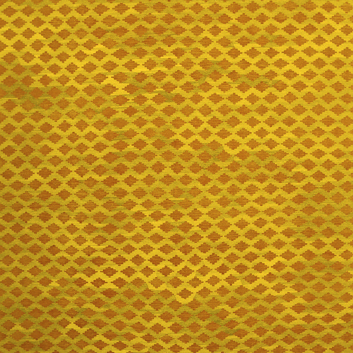 Machine Washable Abstract Yellow Contemporary Rug, wshcon710yw