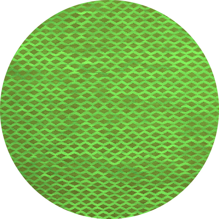 Machine Washable Abstract Green Contemporary Area Rugs, wshcon710grn