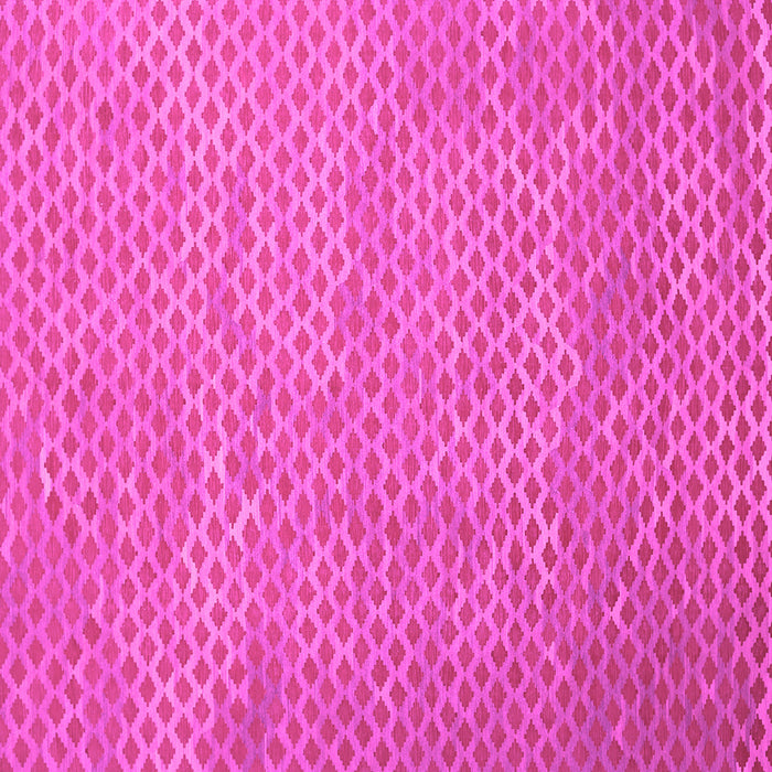 Square Machine Washable Abstract Pink Contemporary Rug, wshcon710pnk