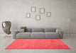 Contemporary Red Washable Rugs