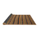 Thickness of Contemporary Sienna Brown Modern Rug, con711