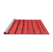 Contemporary Red Washable Rugs