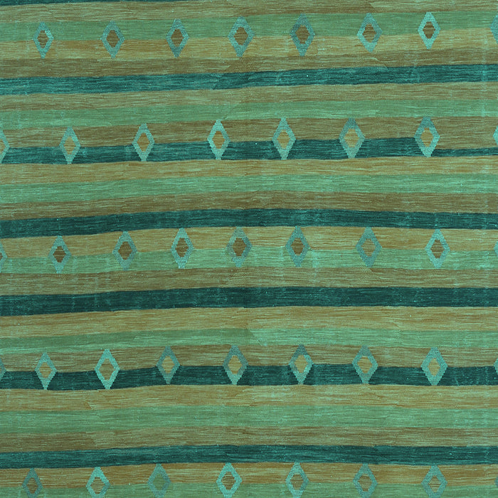 Machine Washable Abstract Turquoise Contemporary Area Rugs, wshcon711turq
