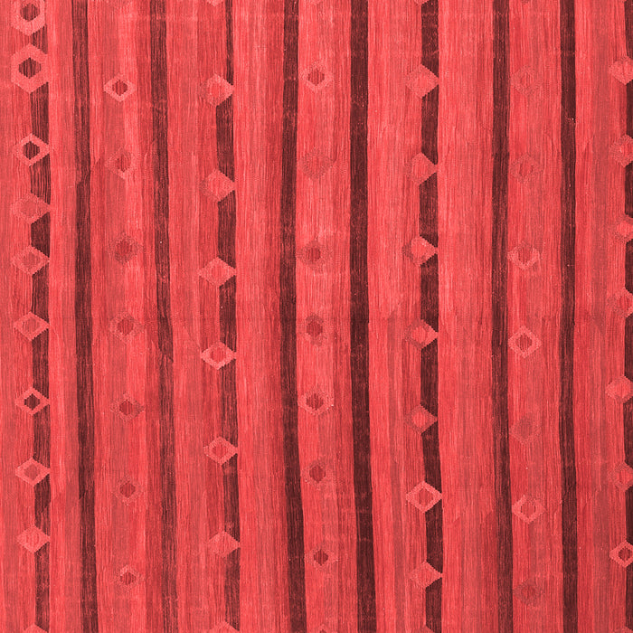 Abstract Red Contemporary Rug, con711red