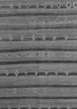 Abstract Gray Contemporary Rug, con711gry