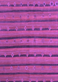 Abstract Purple Contemporary Rug, con711pur