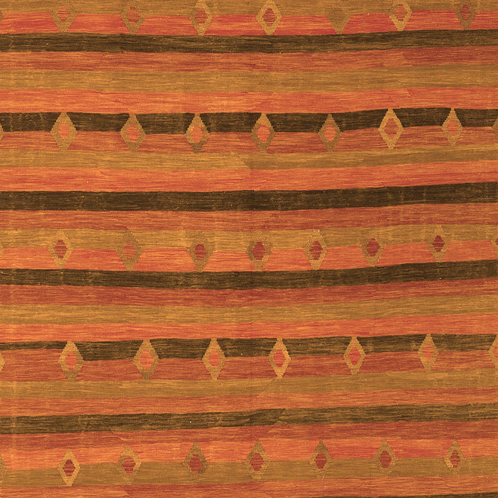 Serging Thickness of Machine Washable Abstract Orange Contemporary Area Rugs, wshcon711org