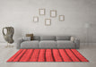 Contemporary Red Washable Rugs