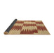 Thickness of Contemporary Red Modern Rug, con712