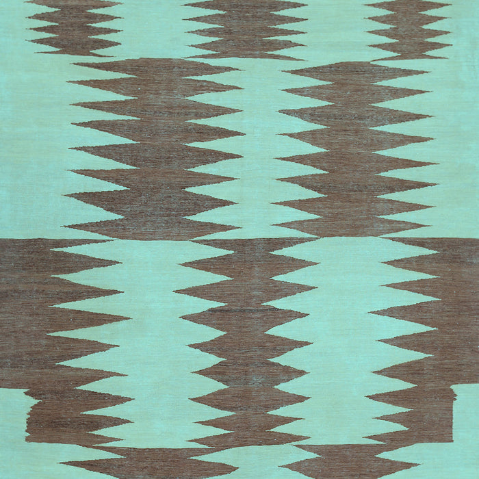 Machine Washable Abstract Light Blue Contemporary Rug, wshcon712lblu