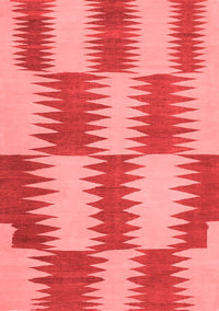 Abstract Red Contemporary Rug, con712red