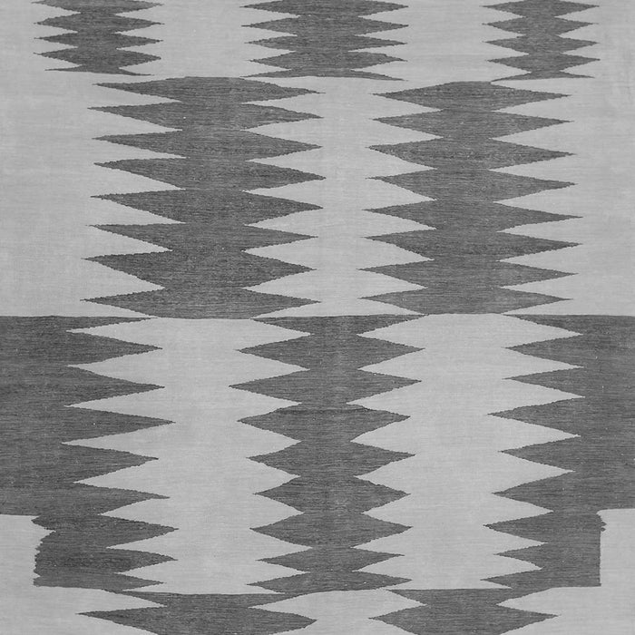 Serging Thickness of Machine Washable Abstract Gray Contemporary Rug, wshcon712gry