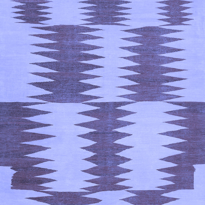 Abstract Blue Contemporary Rug, con712blu