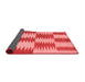 Abstract Red Contemporary Area Rugs