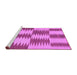Sideview of Machine Washable Abstract Purple Contemporary Area Rugs, wshcon712pur