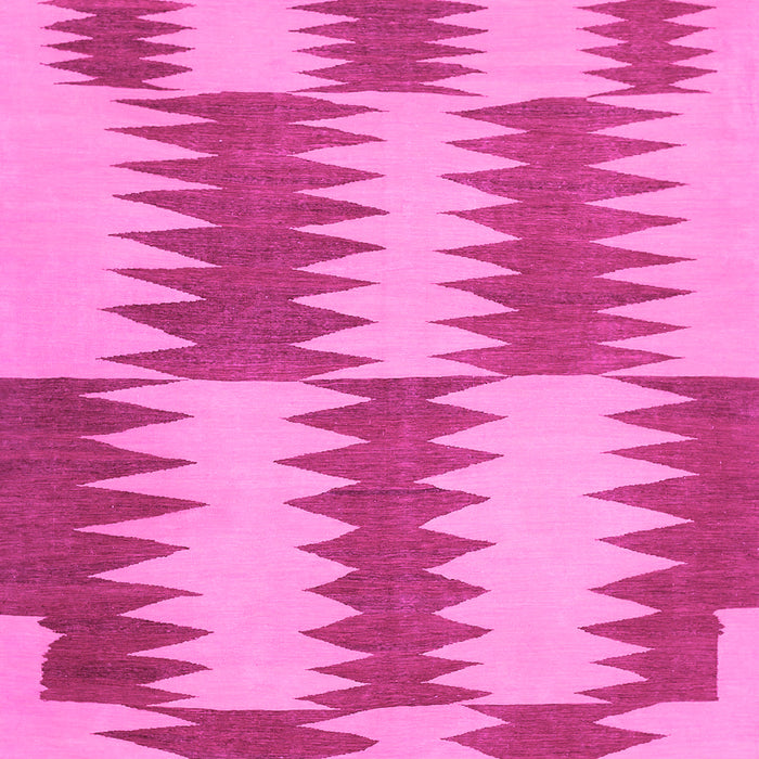 Machine Washable Abstract Pink Contemporary Rug, wshcon712pnk
