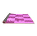 Sideview of Abstract Purple Contemporary Rug, con712pur