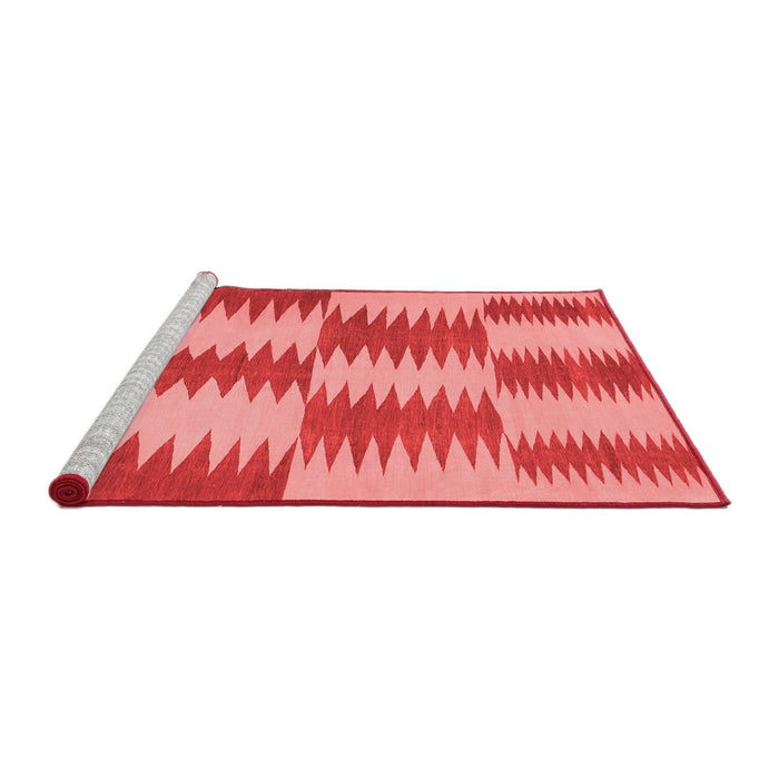 Contemporary Red Washable Rugs