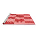 Contemporary Red Washable Rugs