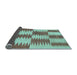 Sideview of Abstract Light Blue Contemporary Rug, con712lblu