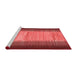 Contemporary Red Washable Rugs