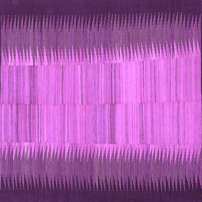 Square Abstract Purple Contemporary Rug, con713pur