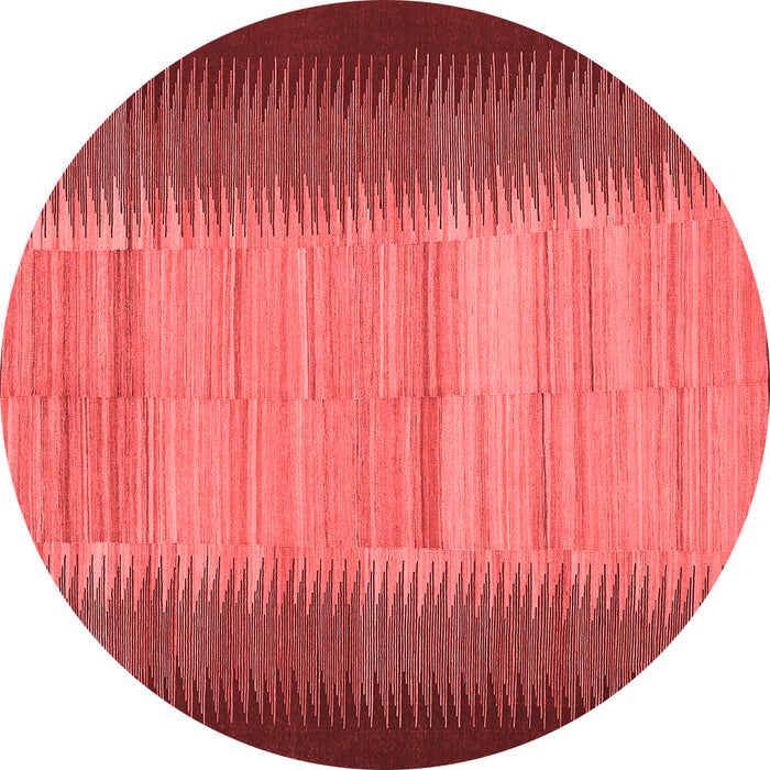 Machine Washable Abstract Red Contemporary Rug, wshcon713red
