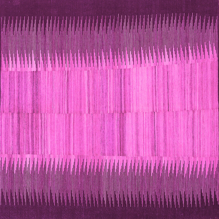 Square Machine Washable Abstract Pink Contemporary Rug, wshcon713pnk