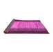 Sideview of Abstract Pink Contemporary Rug, con713pnk