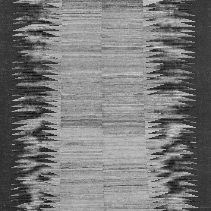 Abstract Gray Contemporary Rug, con713gry