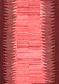 Abstract Red Contemporary Rug, con713red