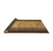 Sideview of Abstract Brown Contemporary Rug, con713brn