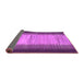 Sideview of Abstract Purple Contemporary Rug, con713pur