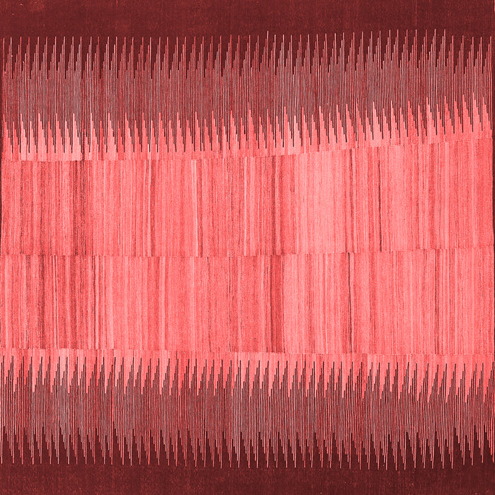 Machine Washable Abstract Red Contemporary Rug, wshcon713red