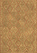 Abstract Brown Contemporary Rug, con714brn